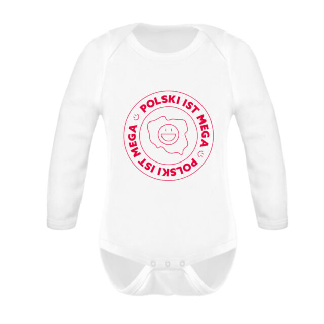 Baby ist mega - Baby Body Langarm-3