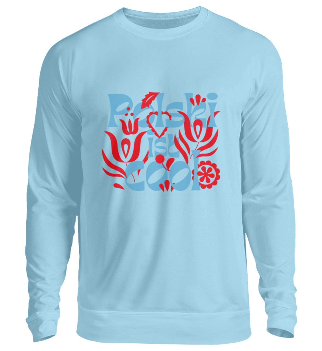 Sweater "Floral Blsu" - Unisex Pullover-674