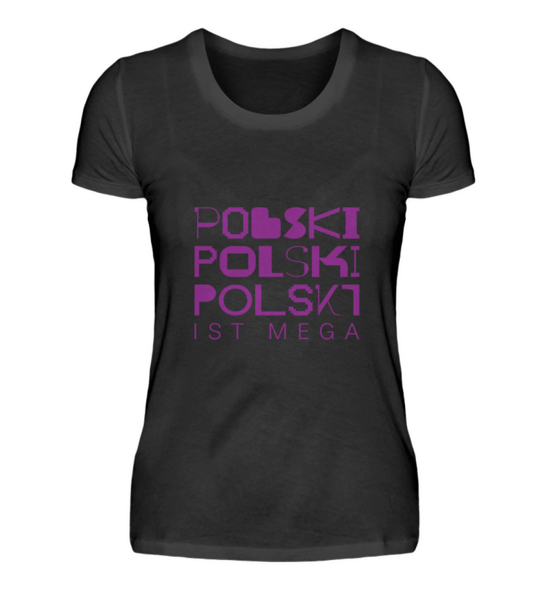 Frauen-Shirt "Poilski ist Mega!" - Damen Premiumshirt-16