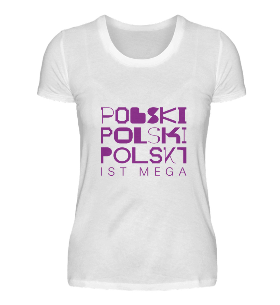 Frauen-Shirt "Poilski ist Mega!" - Damen Premiumshirt-3