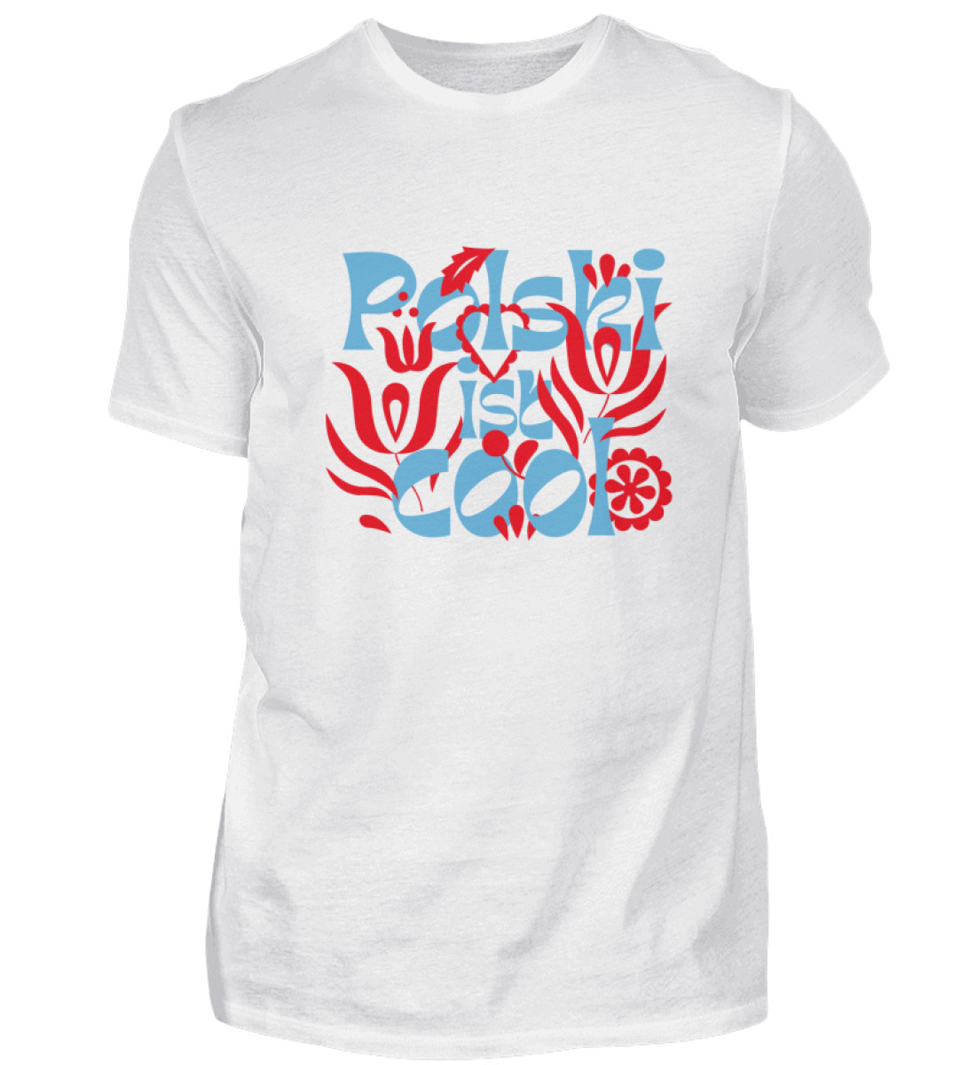 Shirt "Floral Blau" - Herren Premiumshirt-3