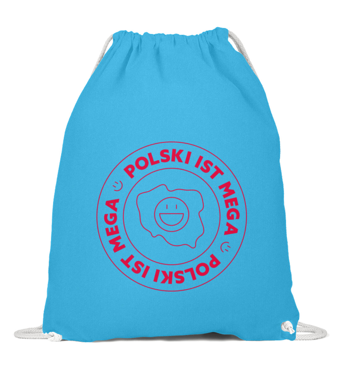 Turnbeutel "Polski ist Smilie" - Baumwoll Gymsac-6242