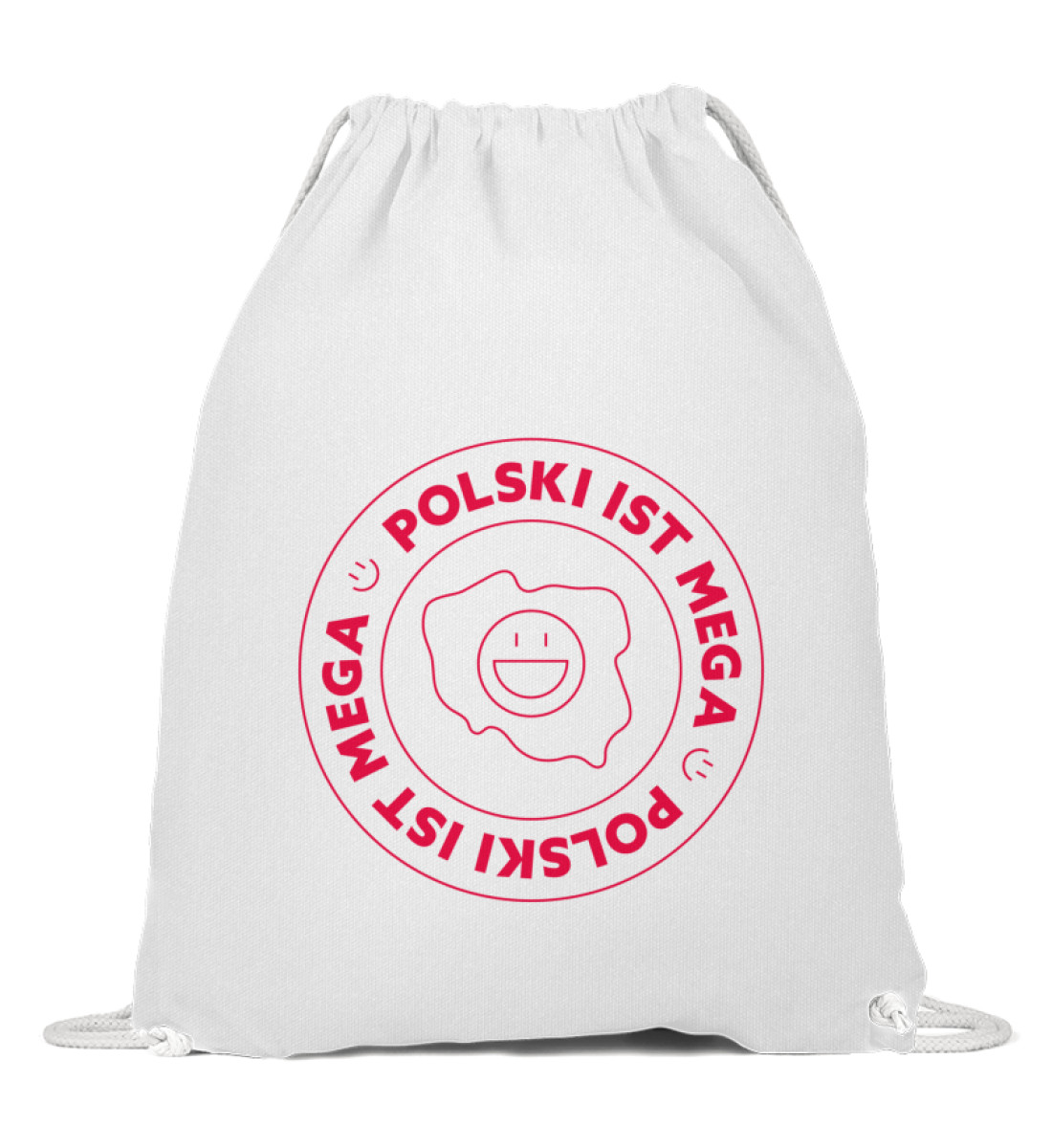 Turnbeutel "Polski ist Smilie" - Baumwoll Gymsac-3