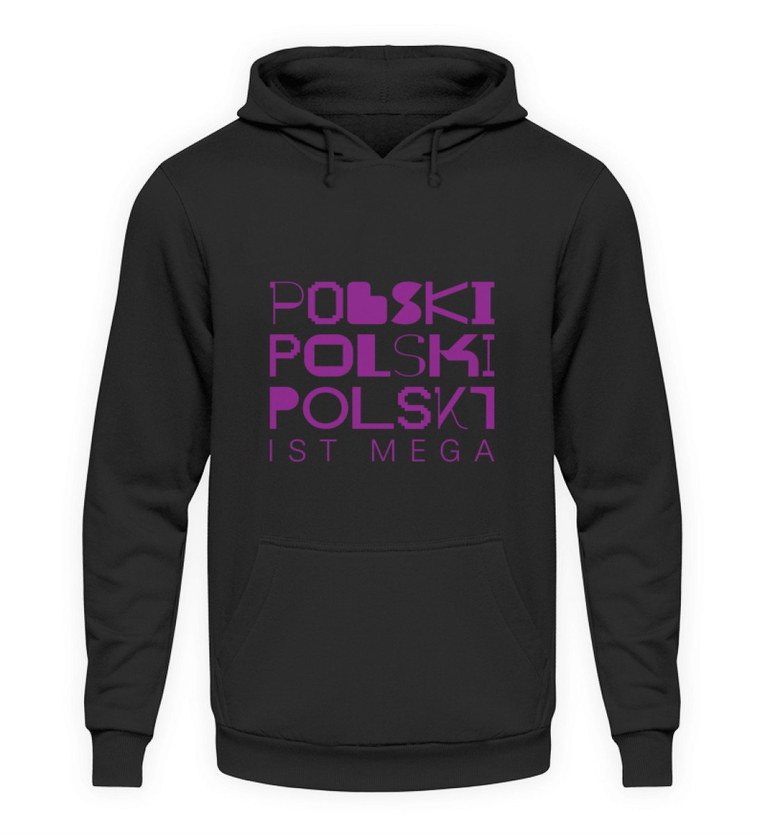 Hoodie "Polski ist Mega!" - Unisex Kapuzenpullover Hoodie-639