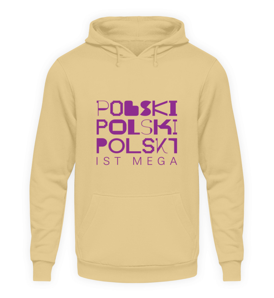 Hoodie "Polski ist Mega!" - Unisex Kapuzenpullover Hoodie-7199