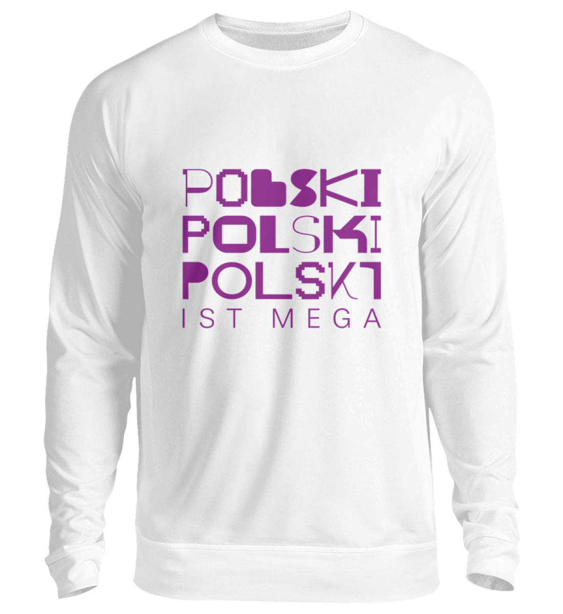 Sweater "Polski ist Mega!" - Unisex Pullover-6867