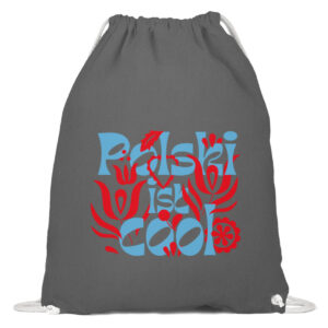 Turnbeutel "Floral blau/rot" - Baumwoll Gymsac-6760